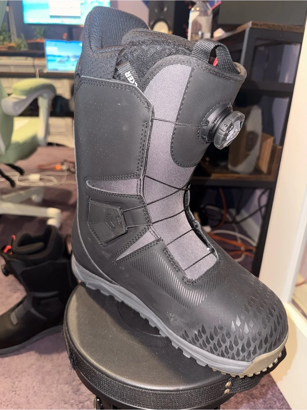 Nidecker Altai double Boa Men's Black Snow Boots new no tags